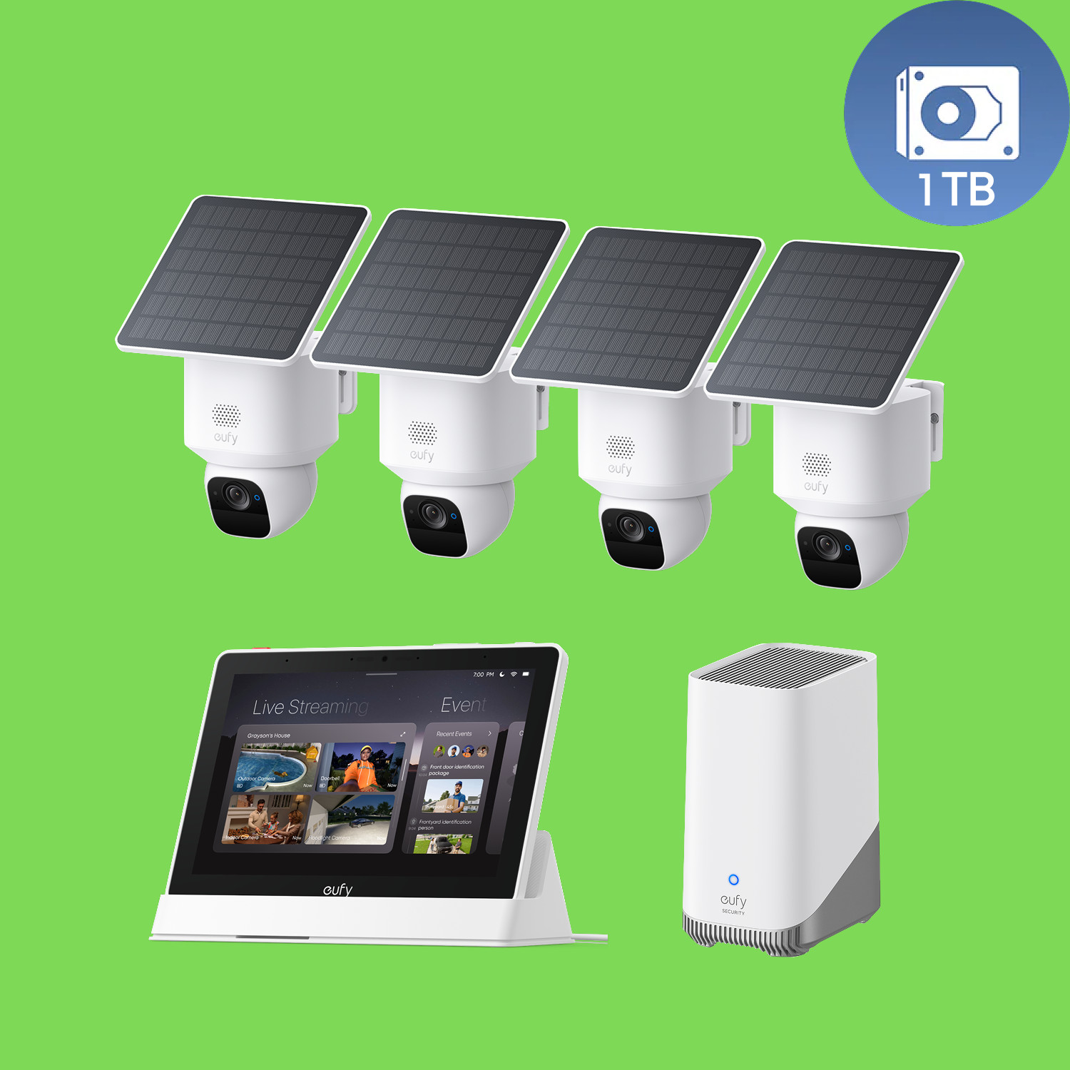 eufyCam E30 4-Cam kit mit 1TB