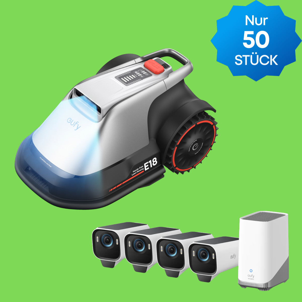 Anker eufy Mähroboter E18 und